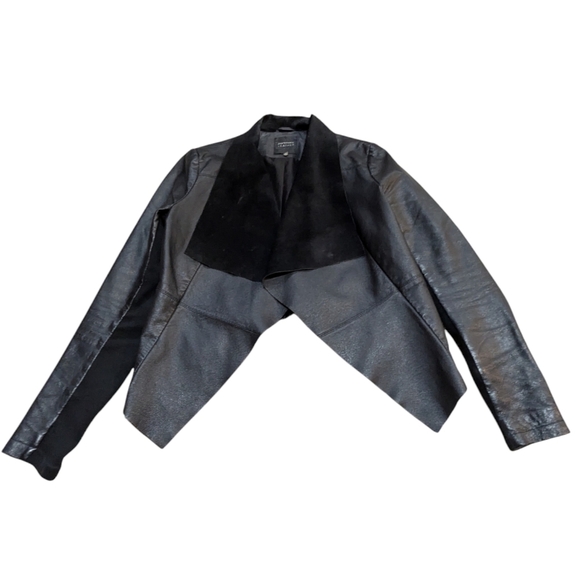 Portmans Leather Moto Jacket Small - Picture 1 of 7